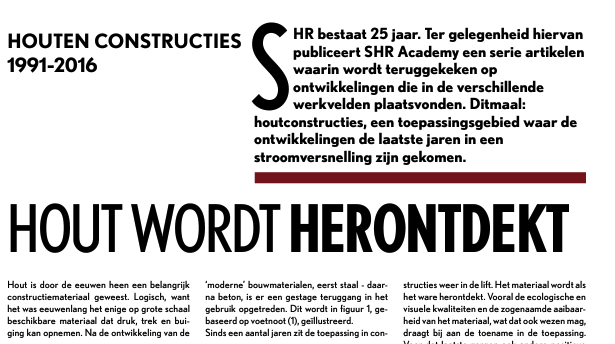 Hout wordt herontdekt