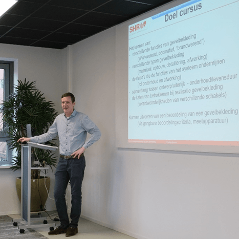 SHR cursus “Uitgangspunten voor duurzame gevelbekleding”, alle edities goed bezocht!