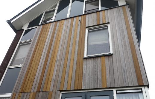 Vervormingen houten gevelbekleding