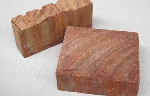 Afwijkende houtsoort voor terras